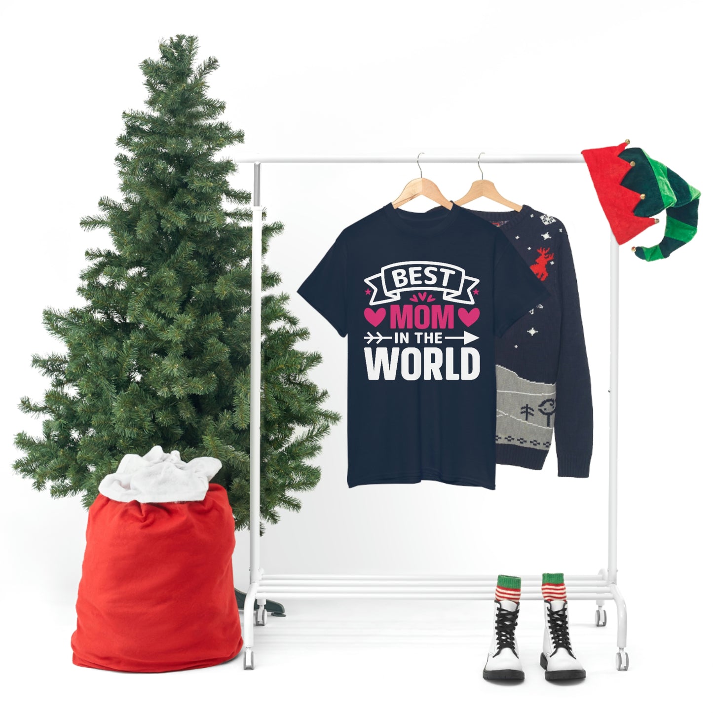 Best Mom In The World Unisex Heavy Cotton Tee