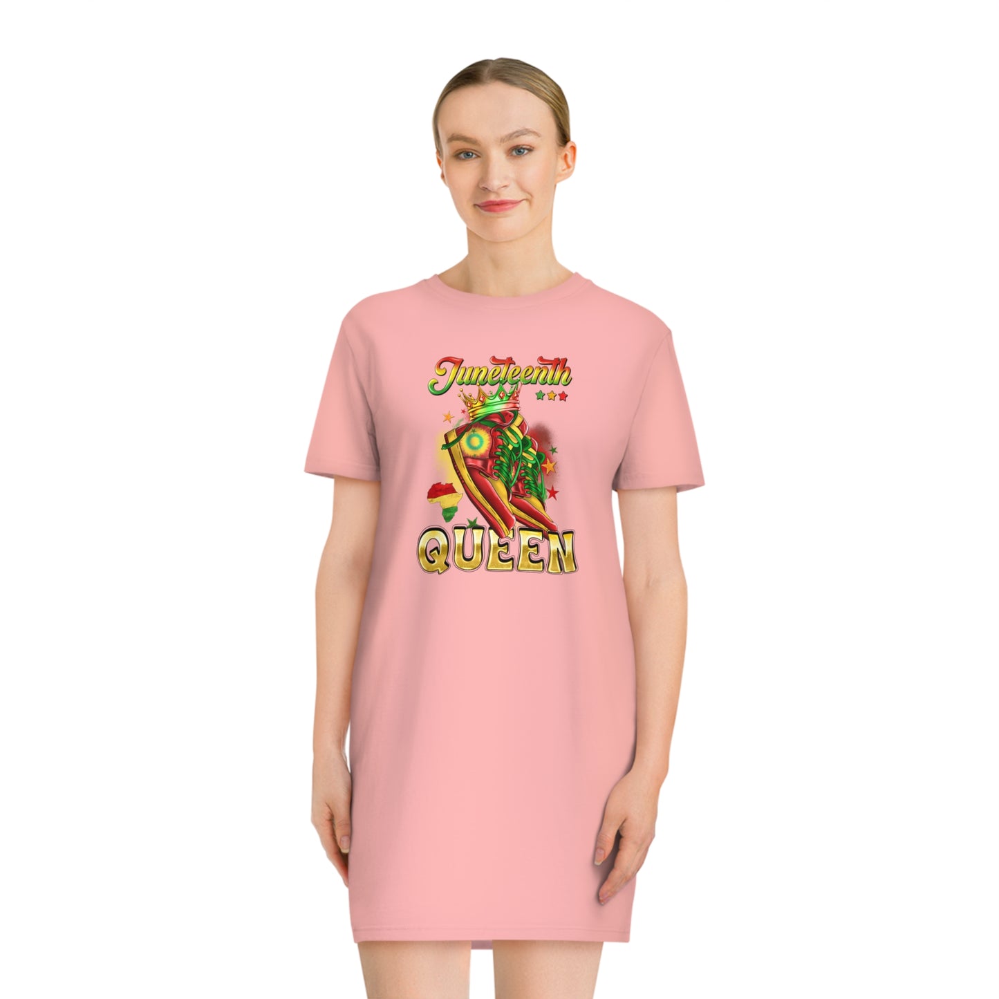 Juneteenth Spinner T-Shirt Dress
