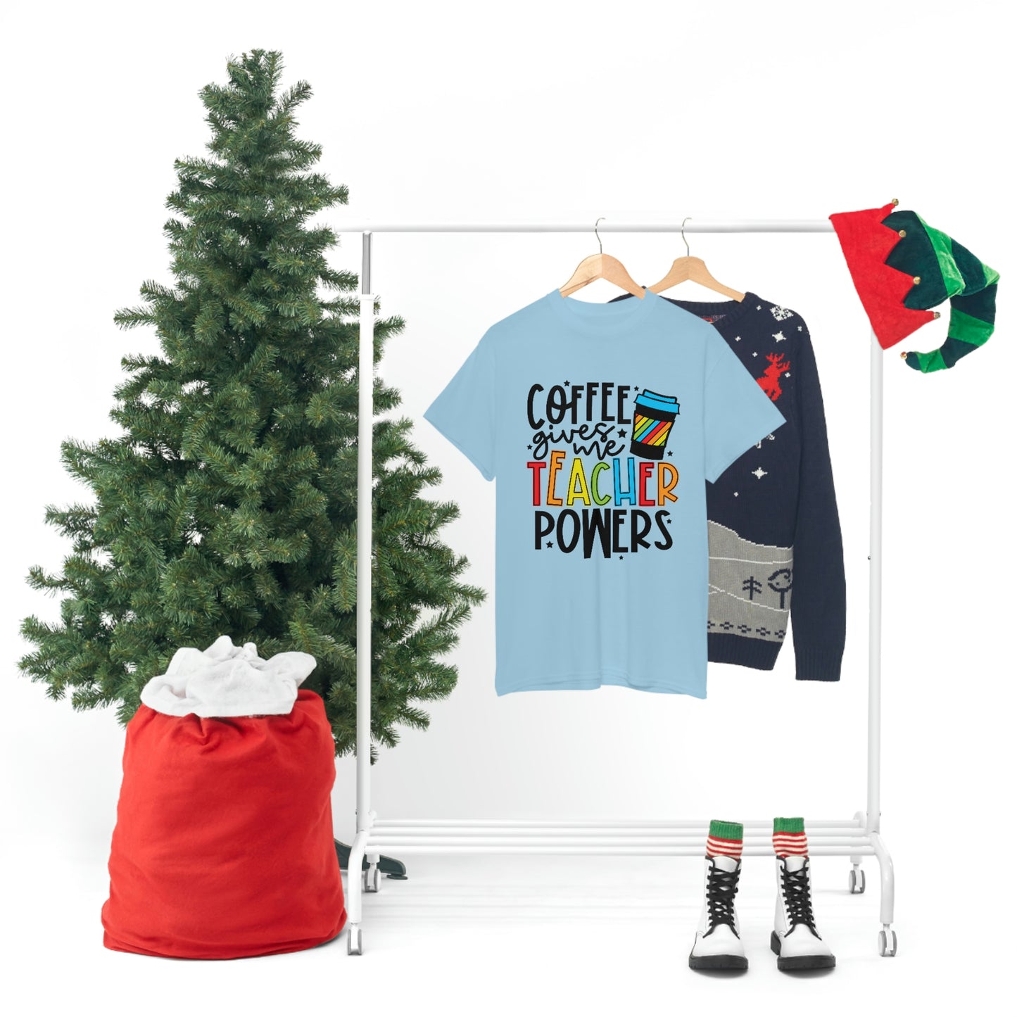 Coffee gives me teacher powers Tee