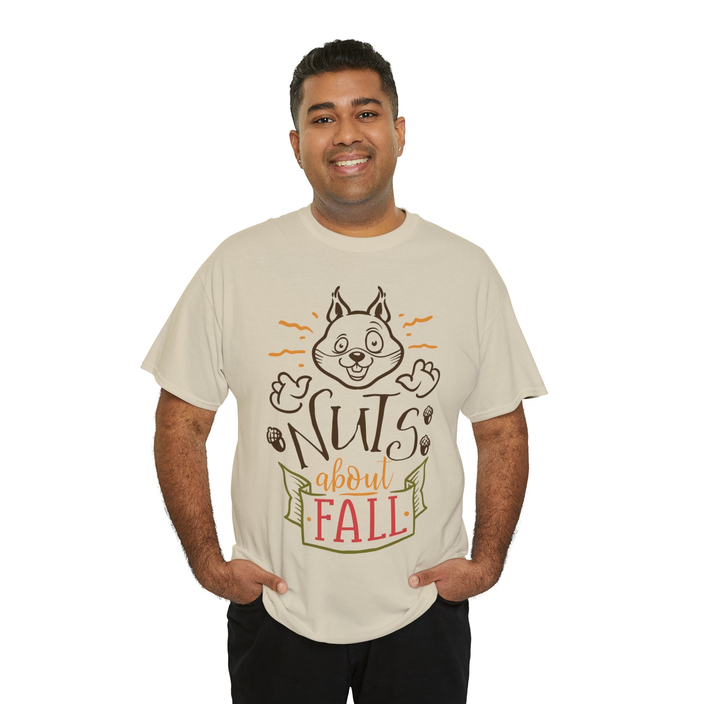 Nuts About Fall Unisex Heavy Cotton Tee