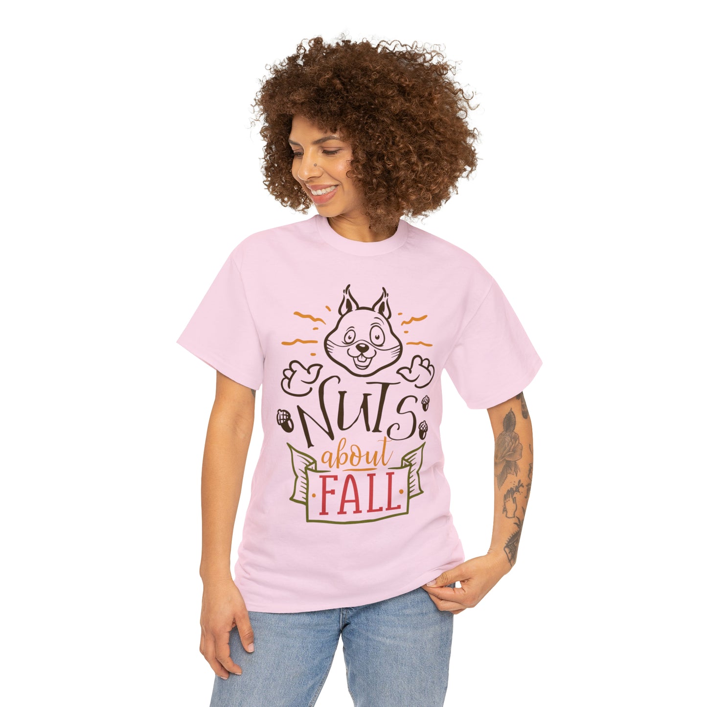 Nuts About Fall Unisex Heavy Cotton Tee