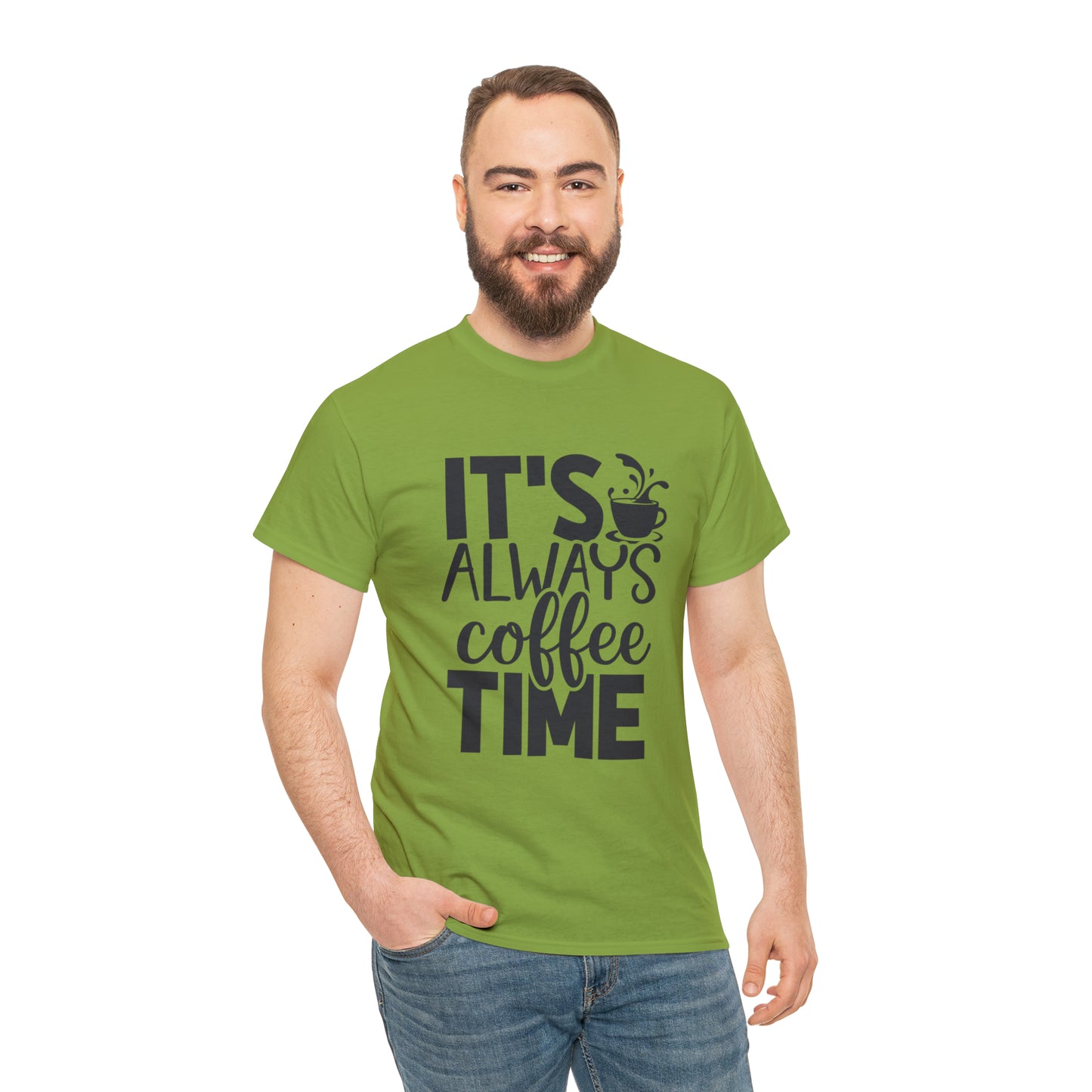 Always time for coffee Unisex Cotton Tee