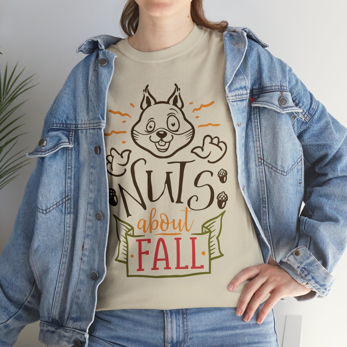 Nuts About Fall Unisex Heavy Cotton Tee