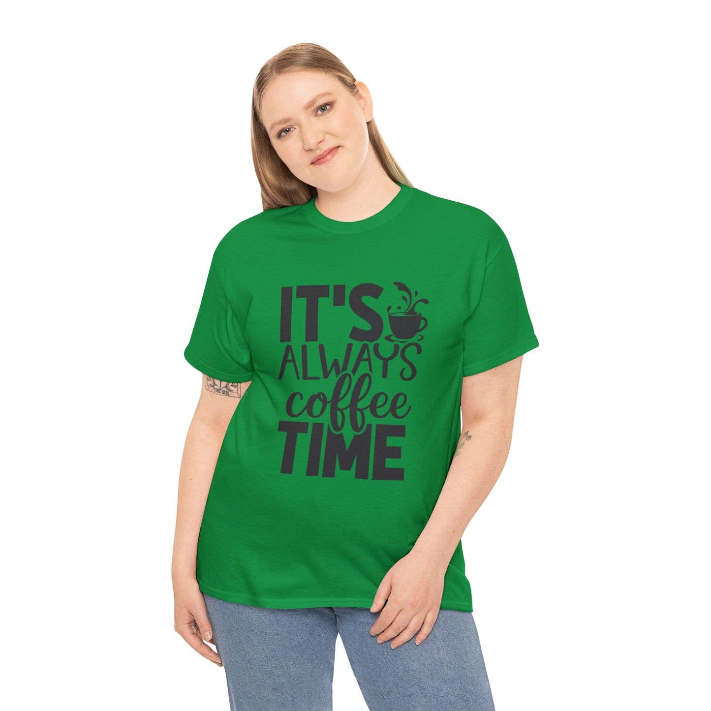 Always time for coffee Unisex Cotton Tee