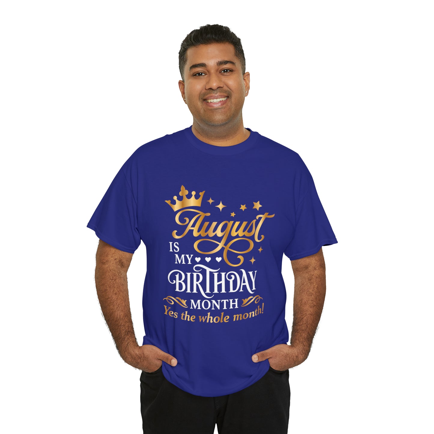 August Birthday Unisex  Cotton Tee