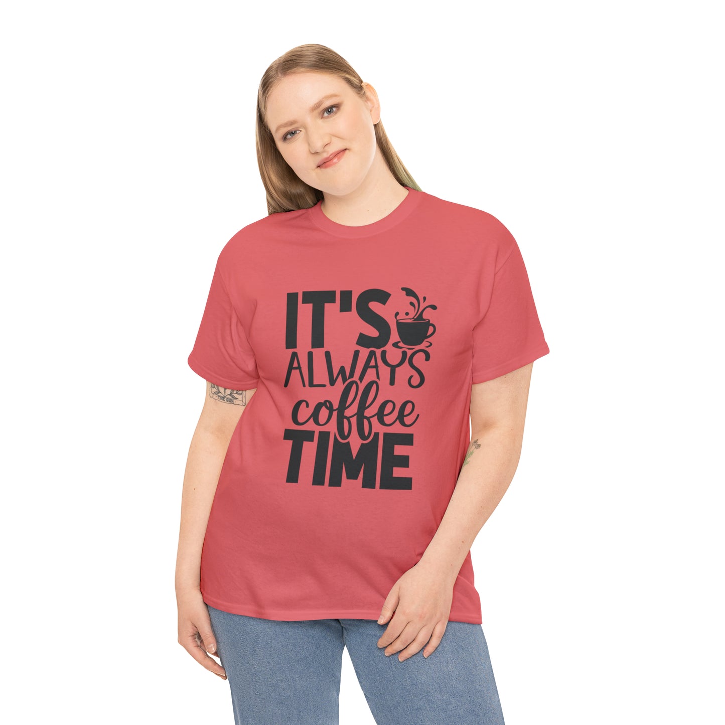 Always time for coffee Unisex Cotton Tee