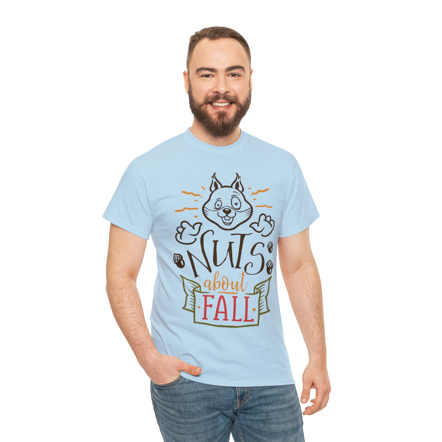 Nuts About Fall Unisex Heavy Cotton Tee