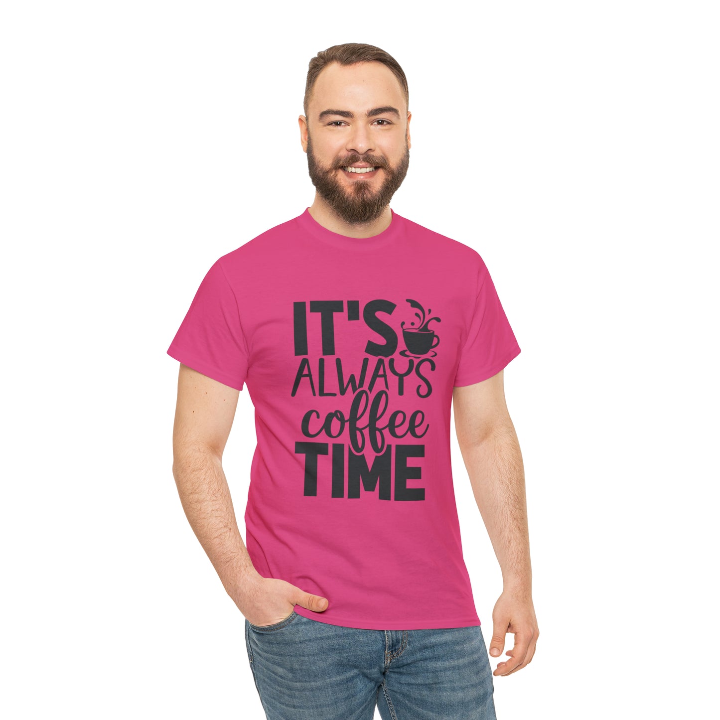 Always time for coffee Unisex Cotton Tee