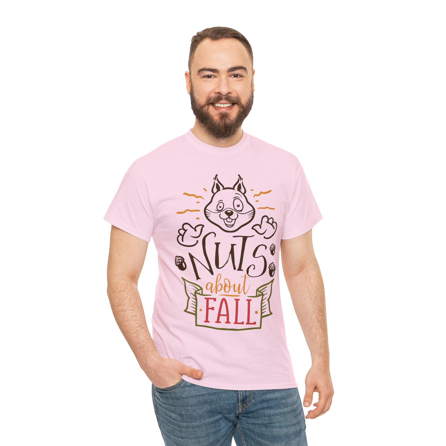 Nuts About Fall Unisex Heavy Cotton Tee