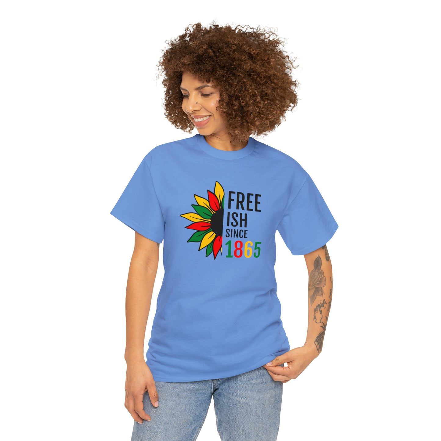 Freeish Flower Unisex Heavy Cotton Tee