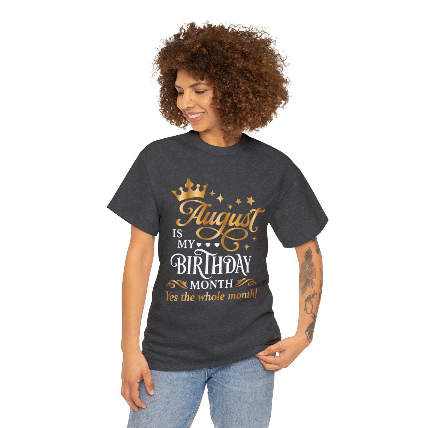 August Birthday Unisex  Cotton Tee