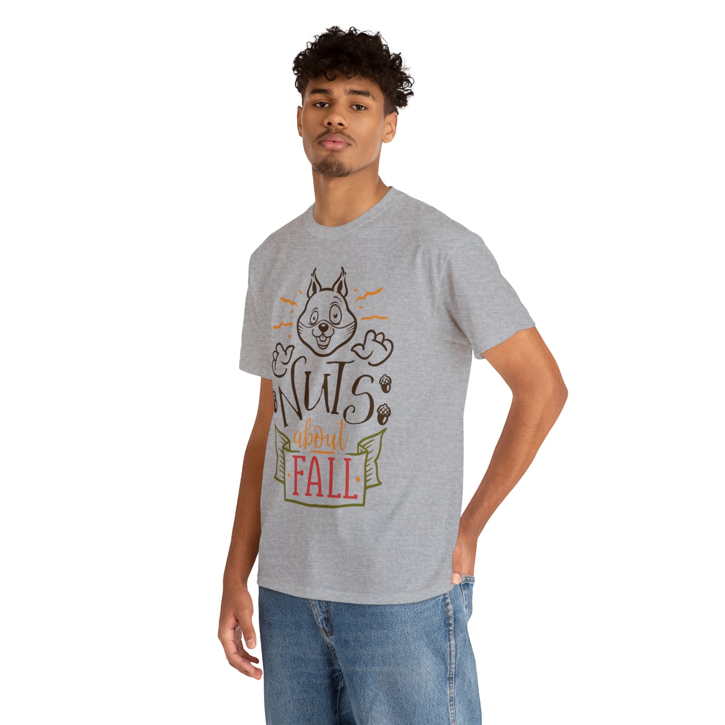 Nuts About Fall Unisex Heavy Cotton Tee