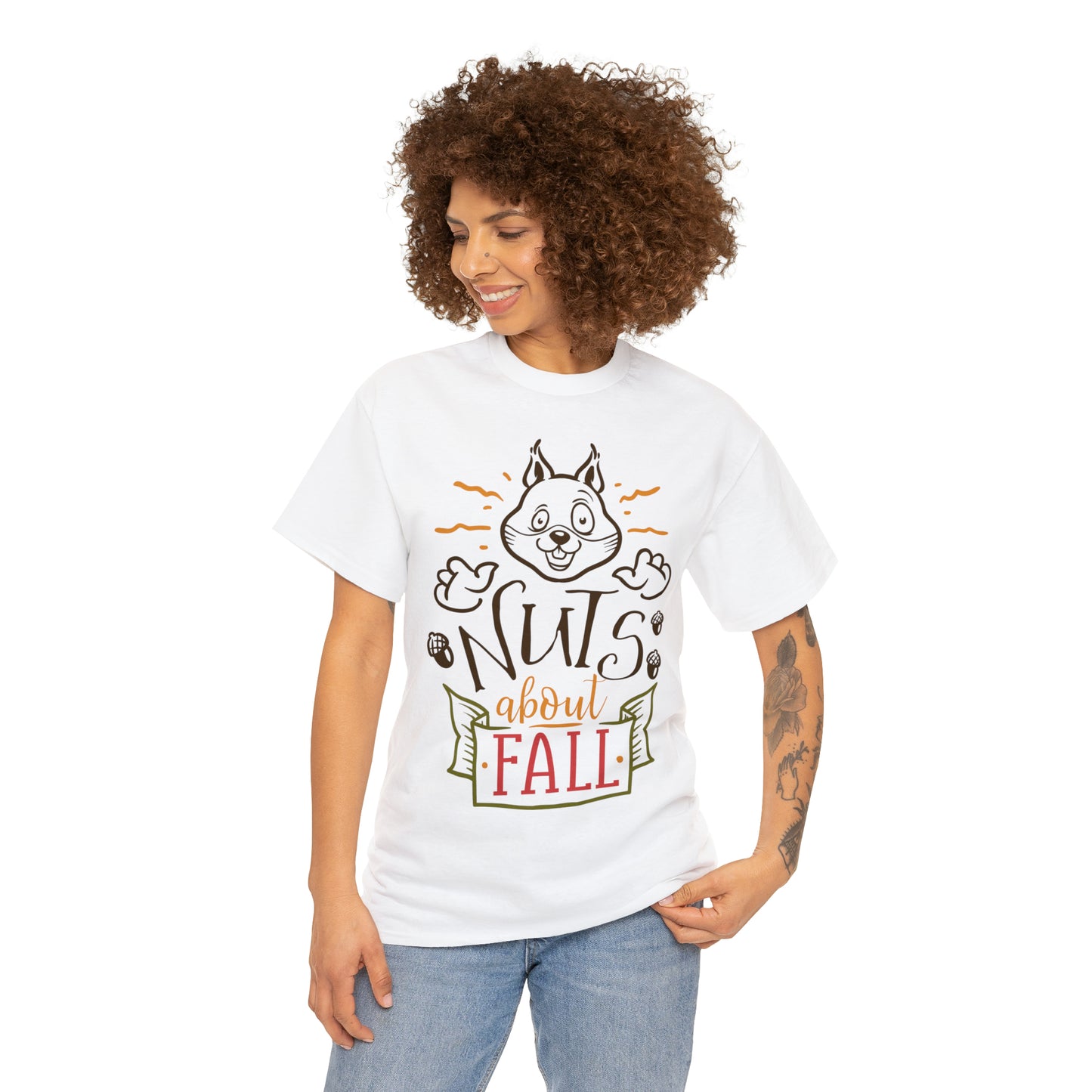 Nuts About Fall Unisex Heavy Cotton Tee
