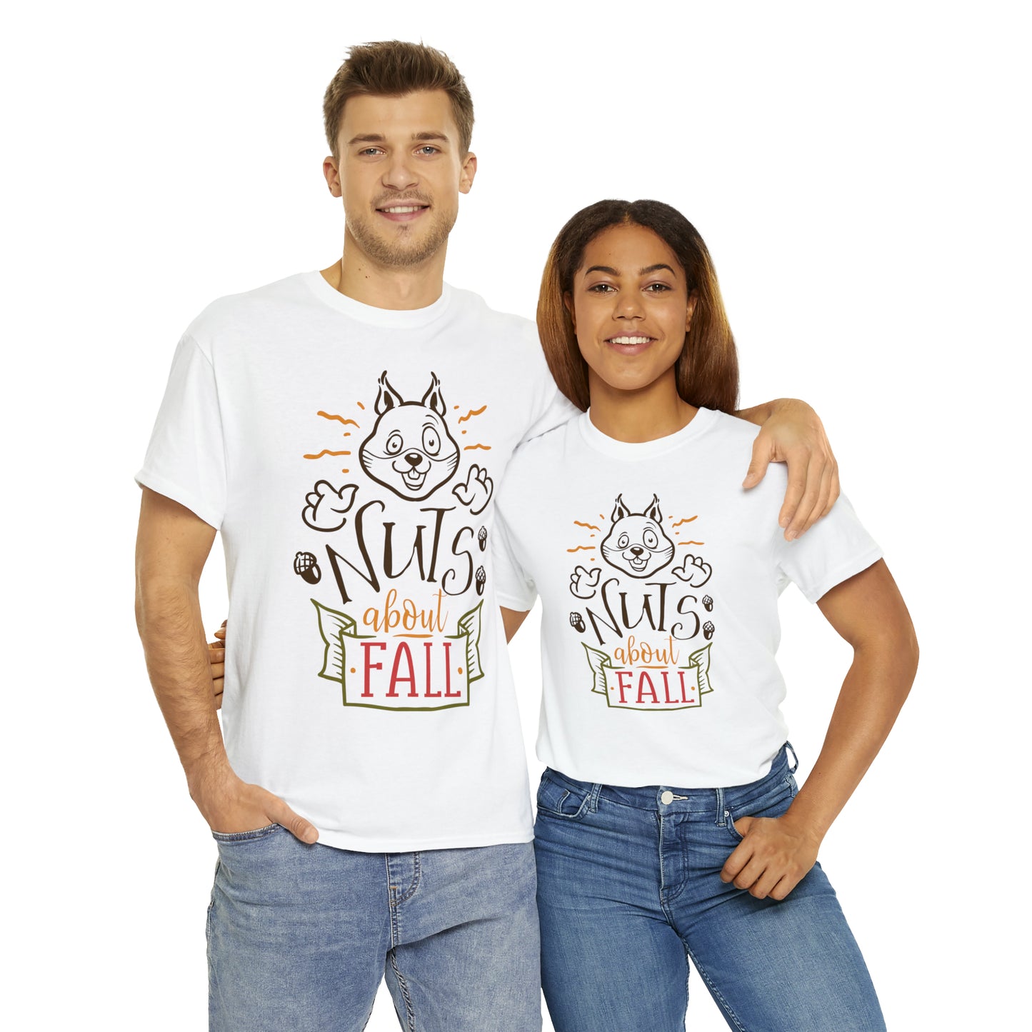 Nuts About Fall Unisex Heavy Cotton Tee