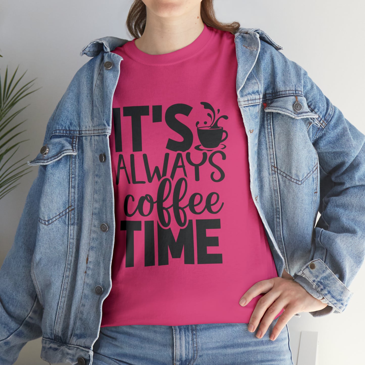 Always time for coffee Unisex Cotton Tee