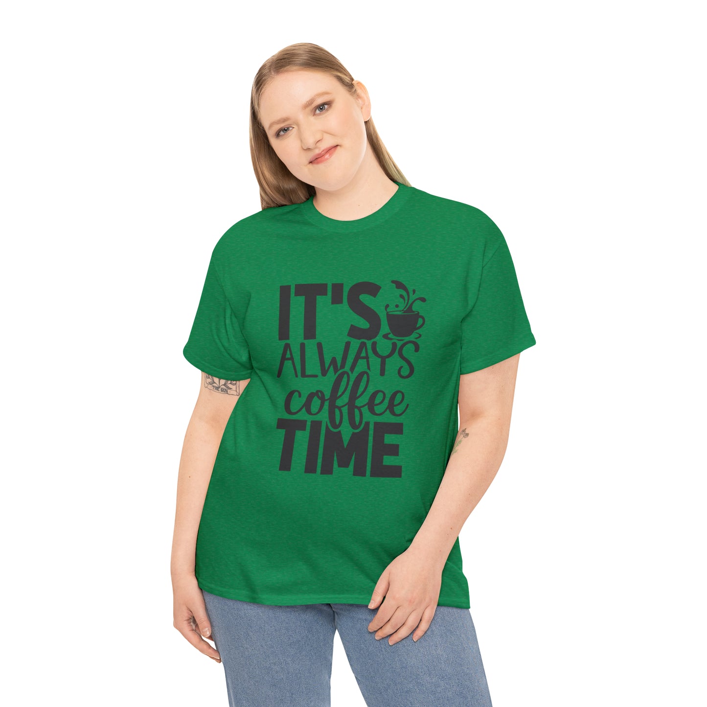 Always time for coffee Unisex Cotton Tee
