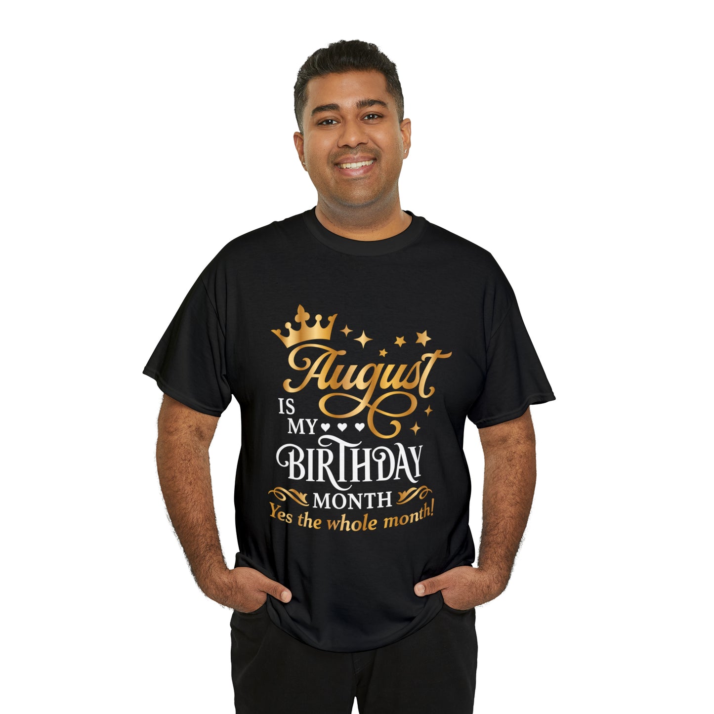 August Birthday Unisex  Cotton Tee