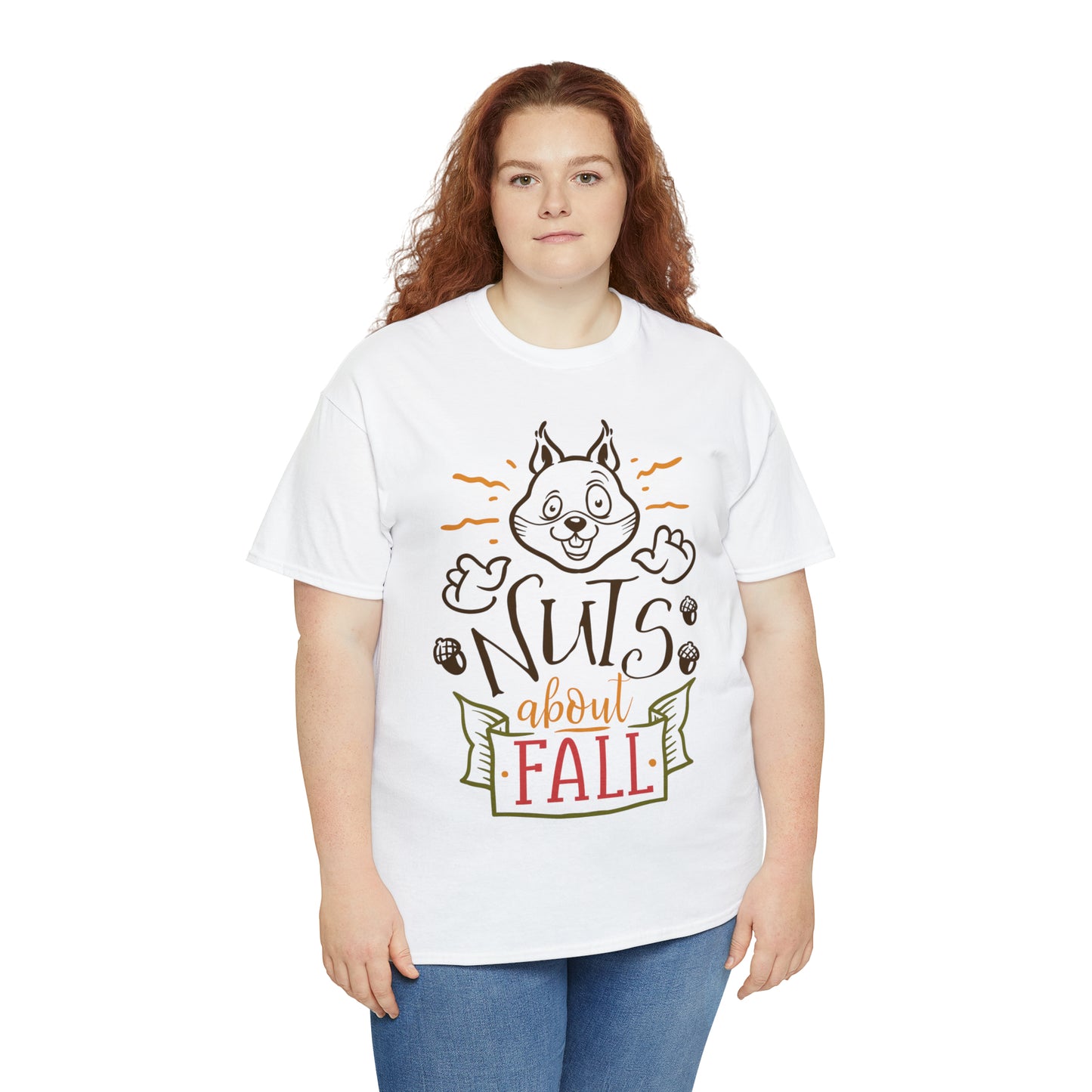 Nuts About Fall Unisex Heavy Cotton Tee