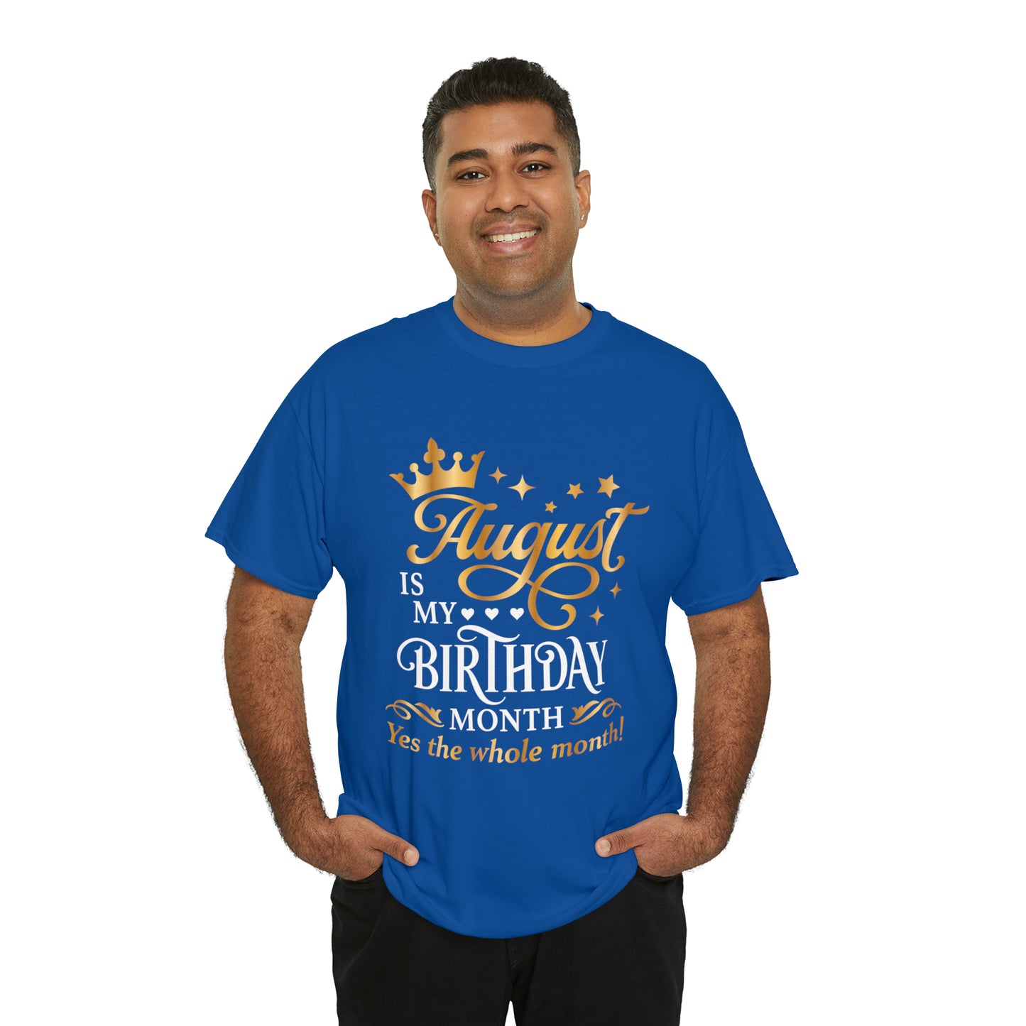August Birthday Unisex  Cotton Tee