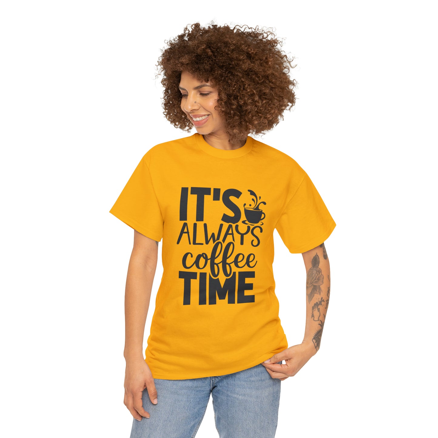 Always time for coffee Unisex Cotton Tee