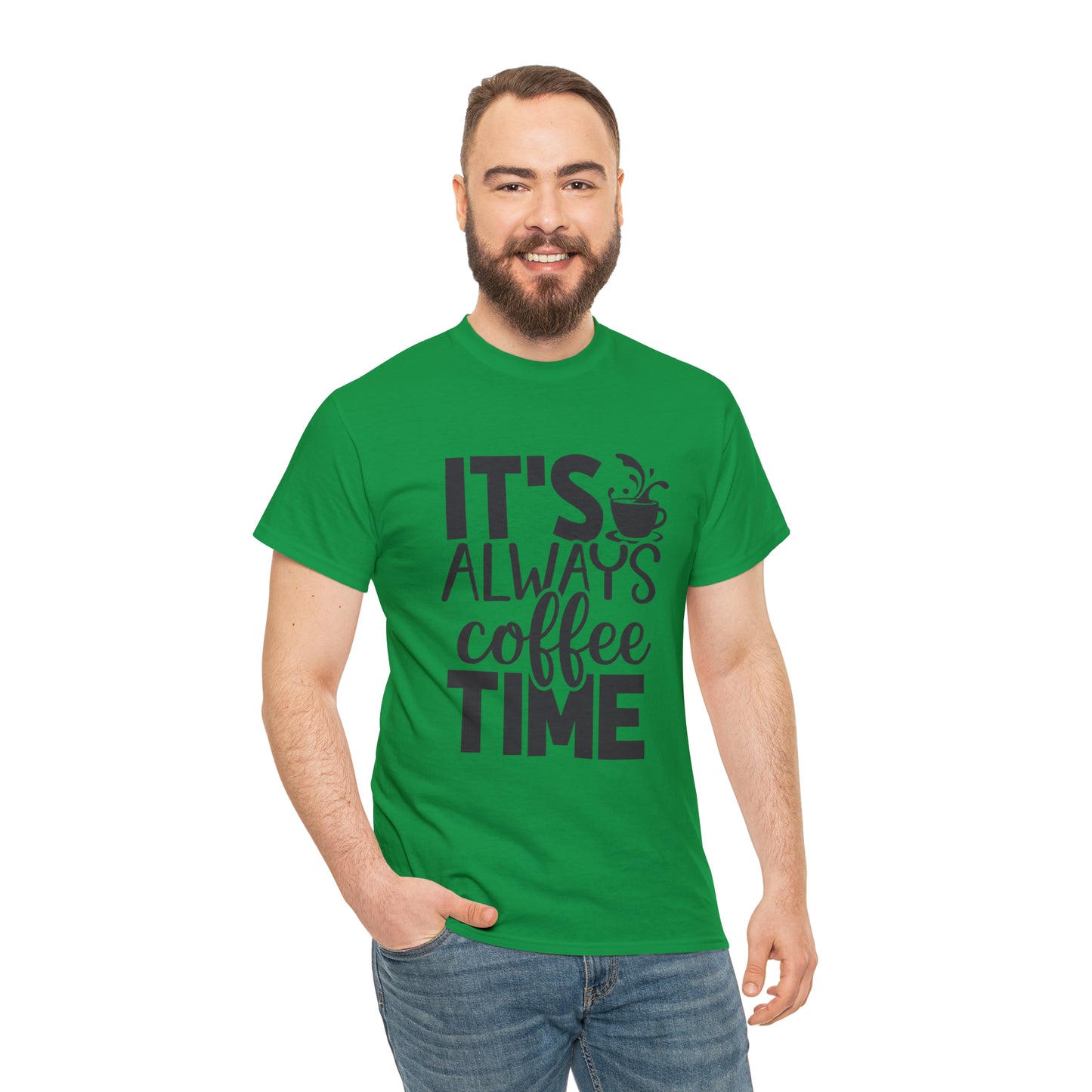 Always time for coffee Unisex Cotton Tee