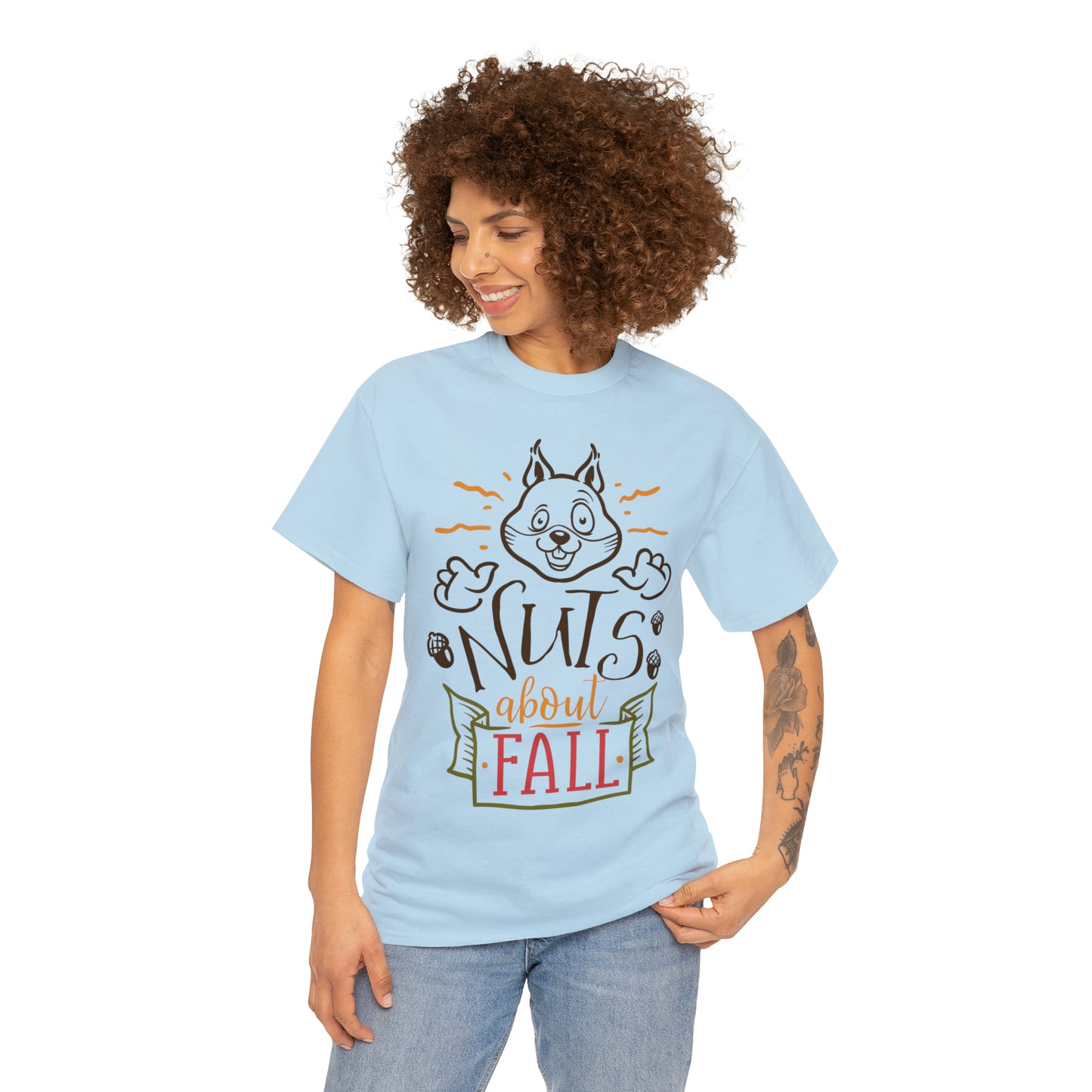 Nuts About Fall Unisex Heavy Cotton Tee