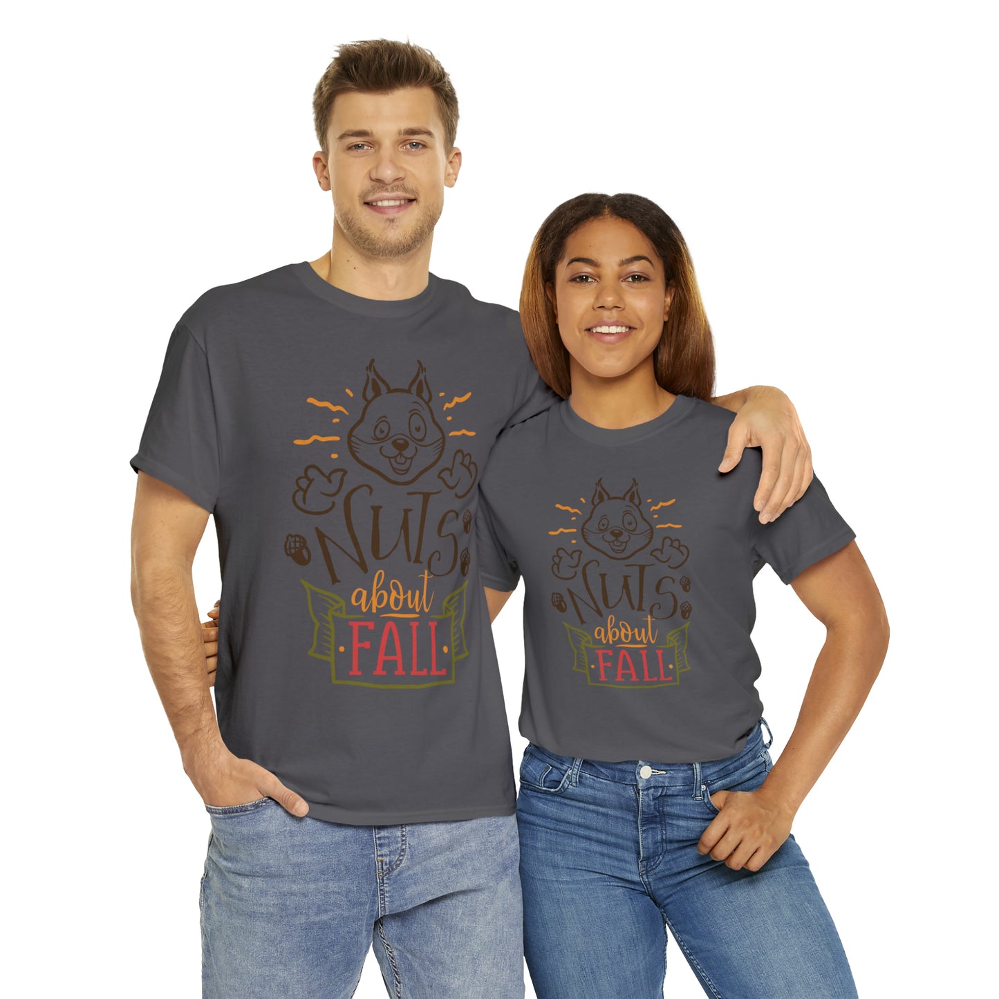 Nuts About Fall Unisex Heavy Cotton Tee