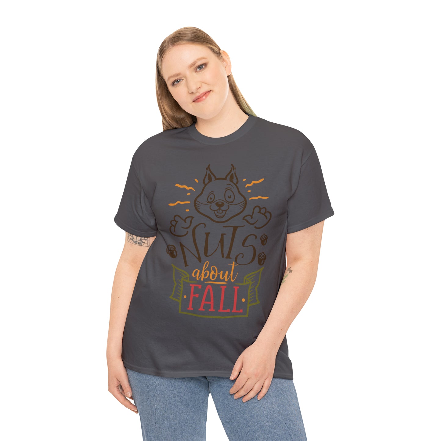 Nuts About Fall Unisex Heavy Cotton Tee
