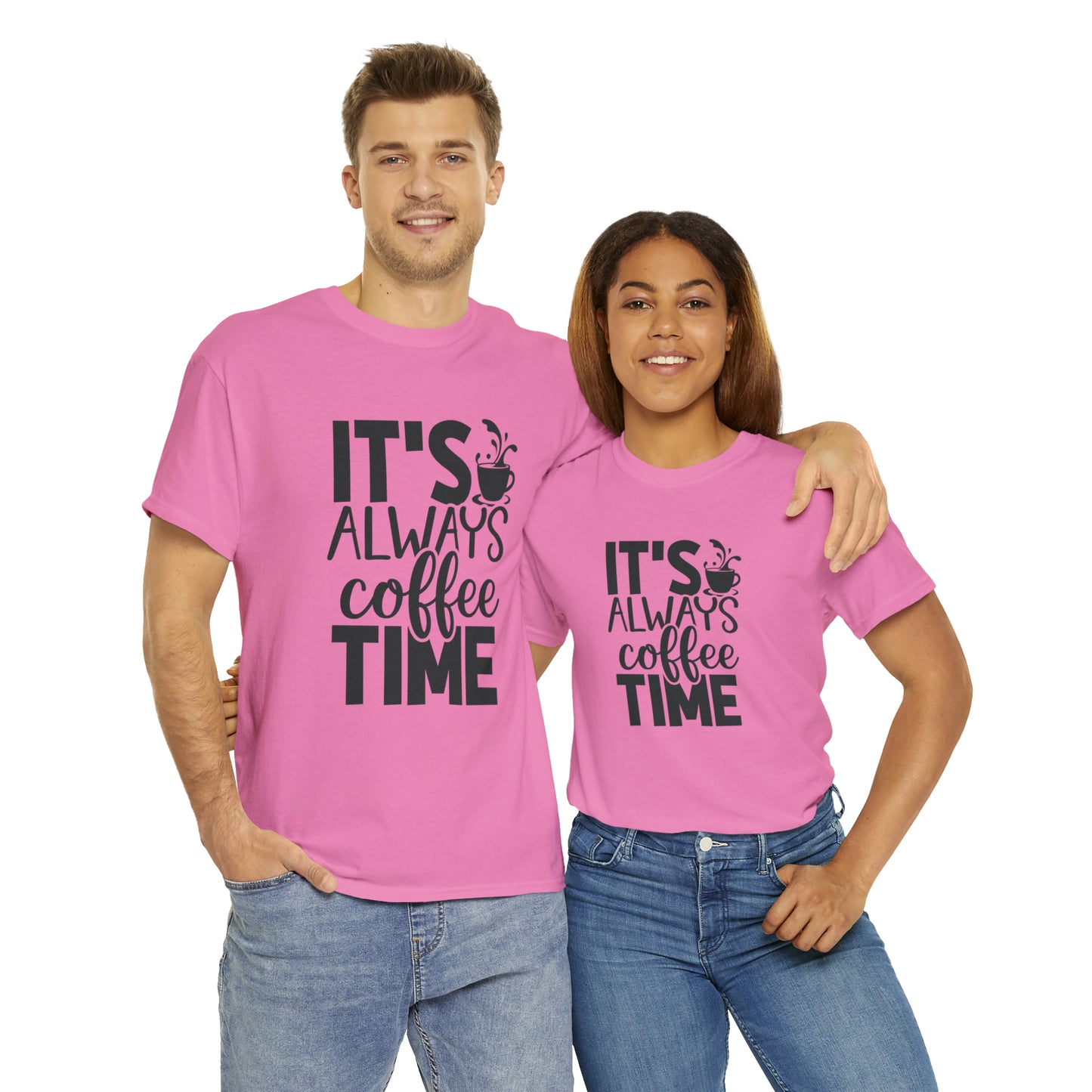 Always time for coffee Unisex Cotton Tee