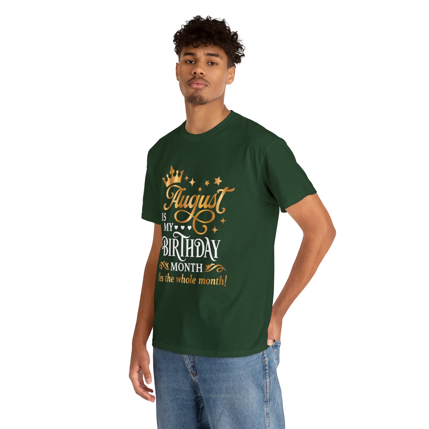 August Birthday Unisex  Cotton Tee
