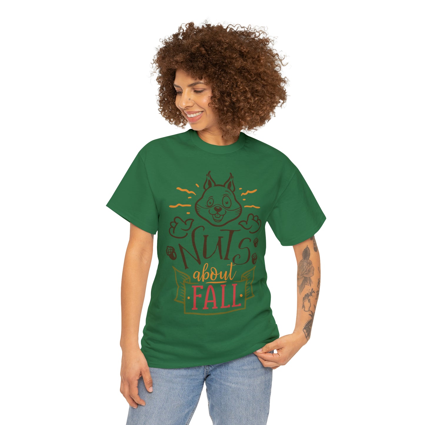 Nuts About Fall Unisex Heavy Cotton Tee