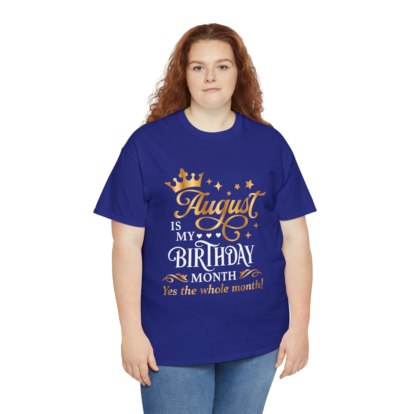 August Birthday Unisex  Cotton Tee