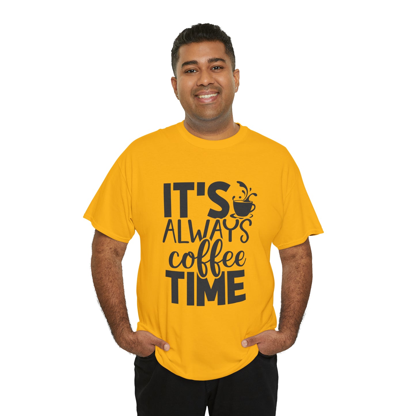 Always time for coffee Unisex Cotton Tee