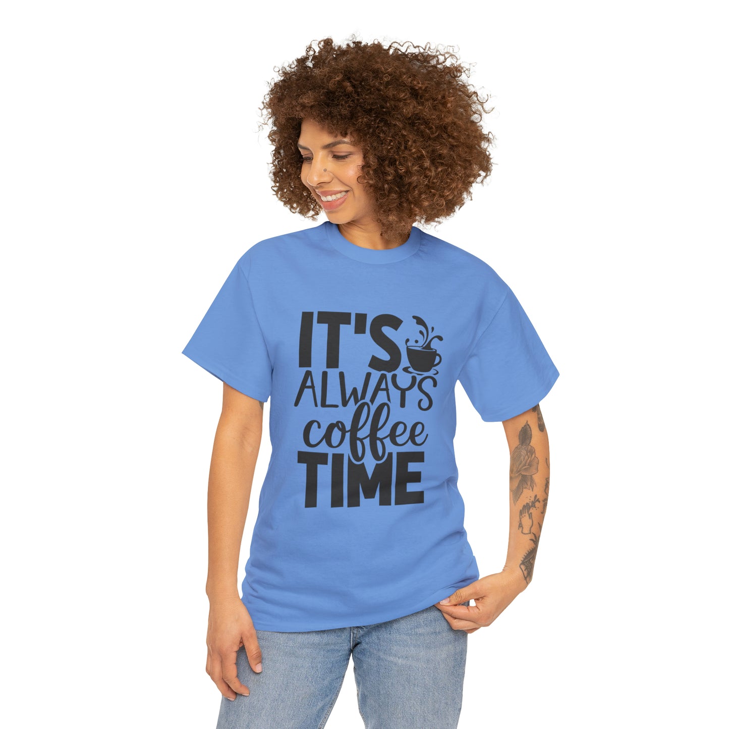 Always time for coffee Unisex Cotton Tee