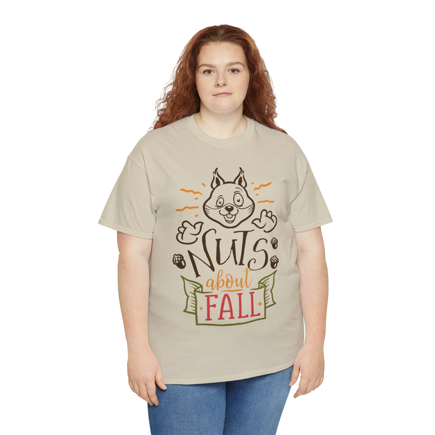 Nuts About Fall Unisex Heavy Cotton Tee