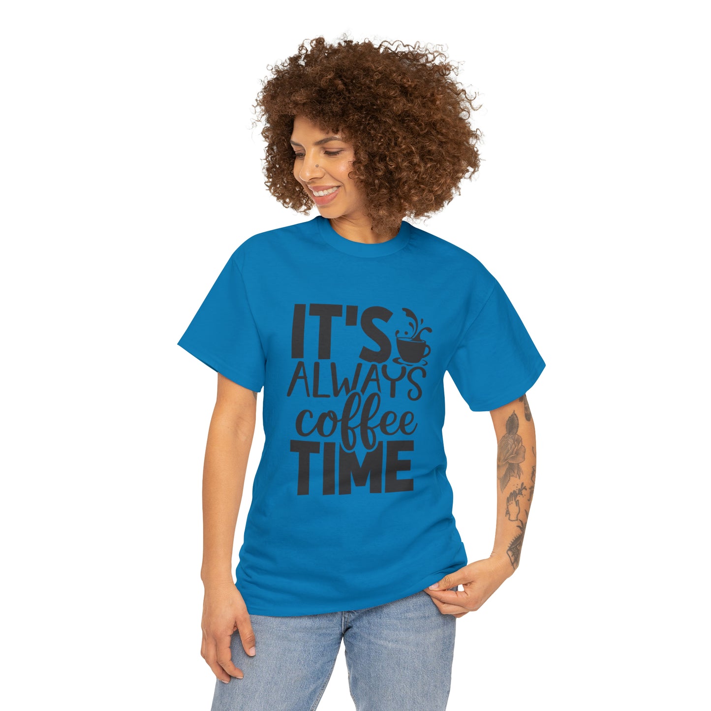 Always time for coffee Unisex Cotton Tee