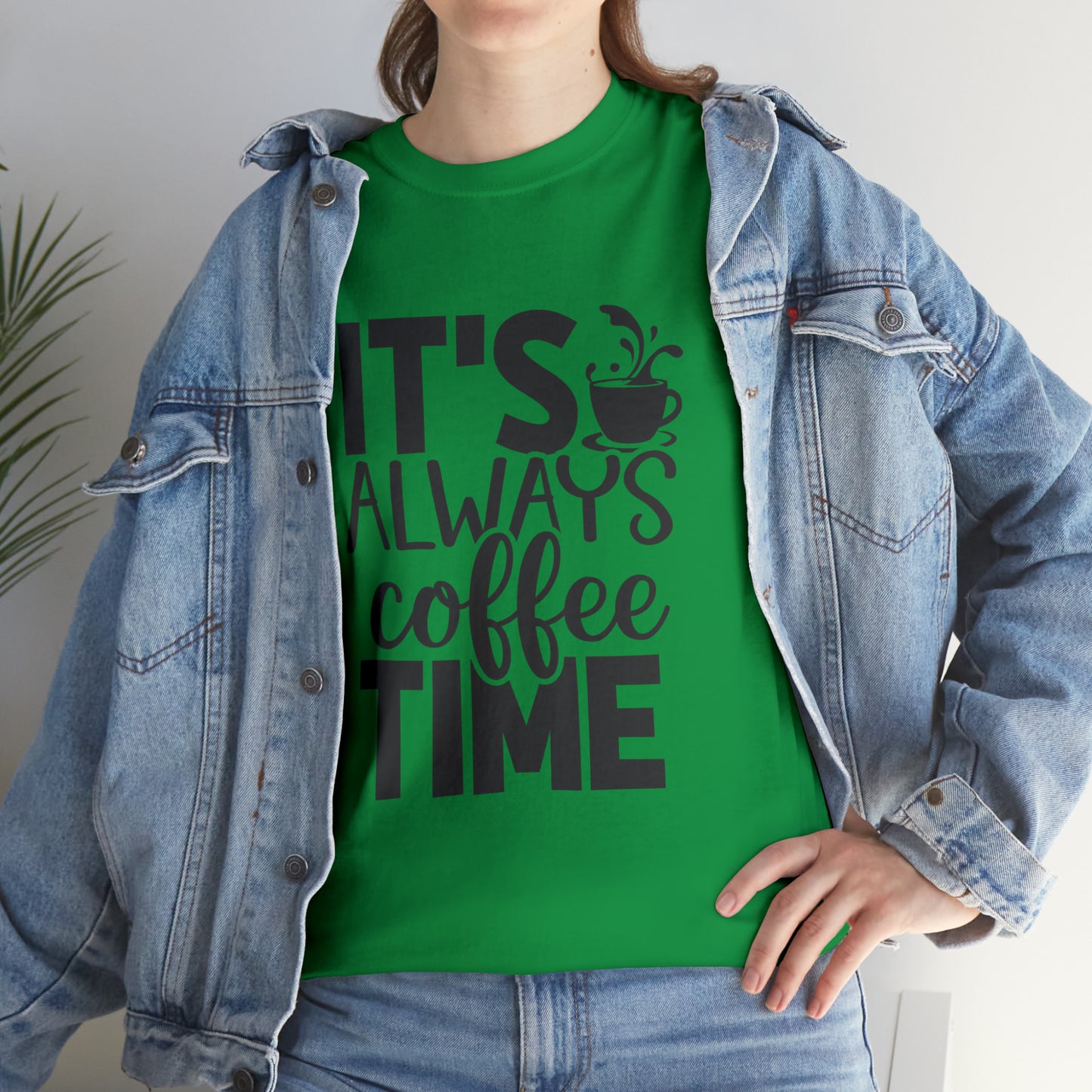 Always time for coffee Unisex Cotton Tee