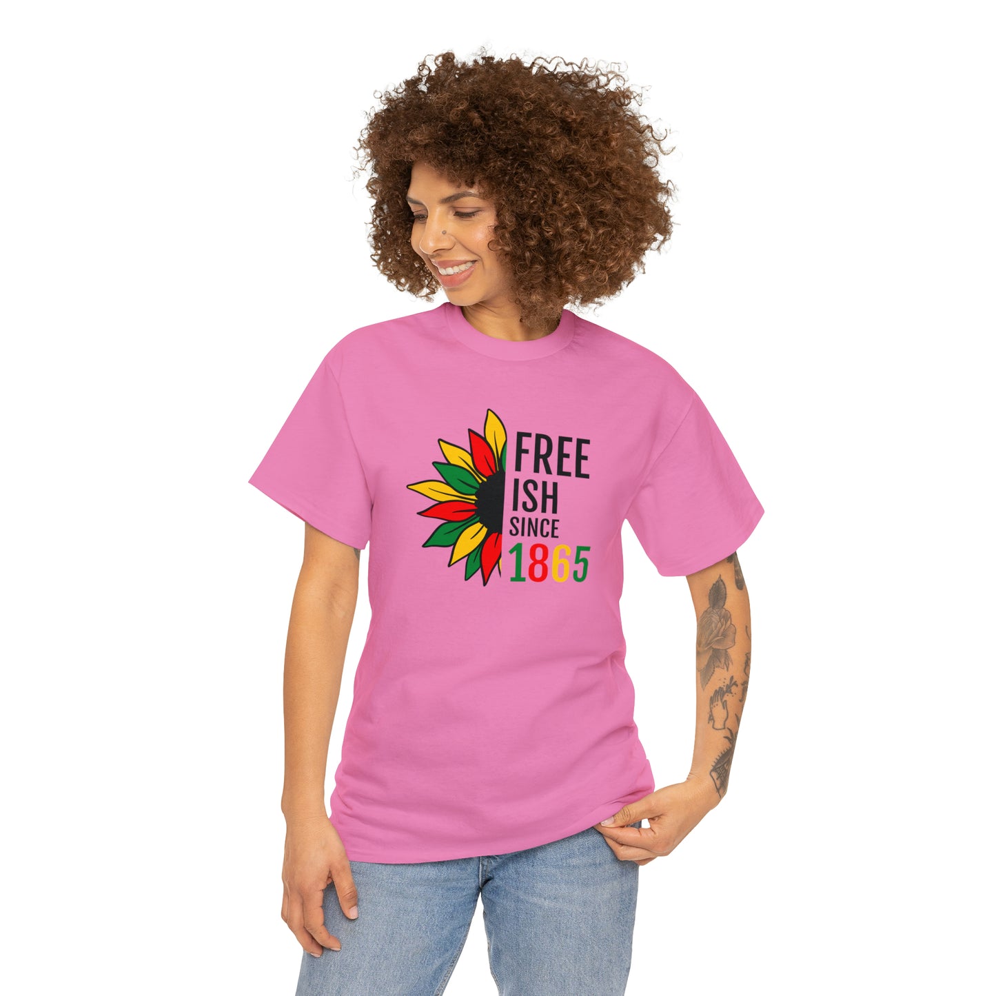 Freeish Flower Unisex Heavy Cotton Tee