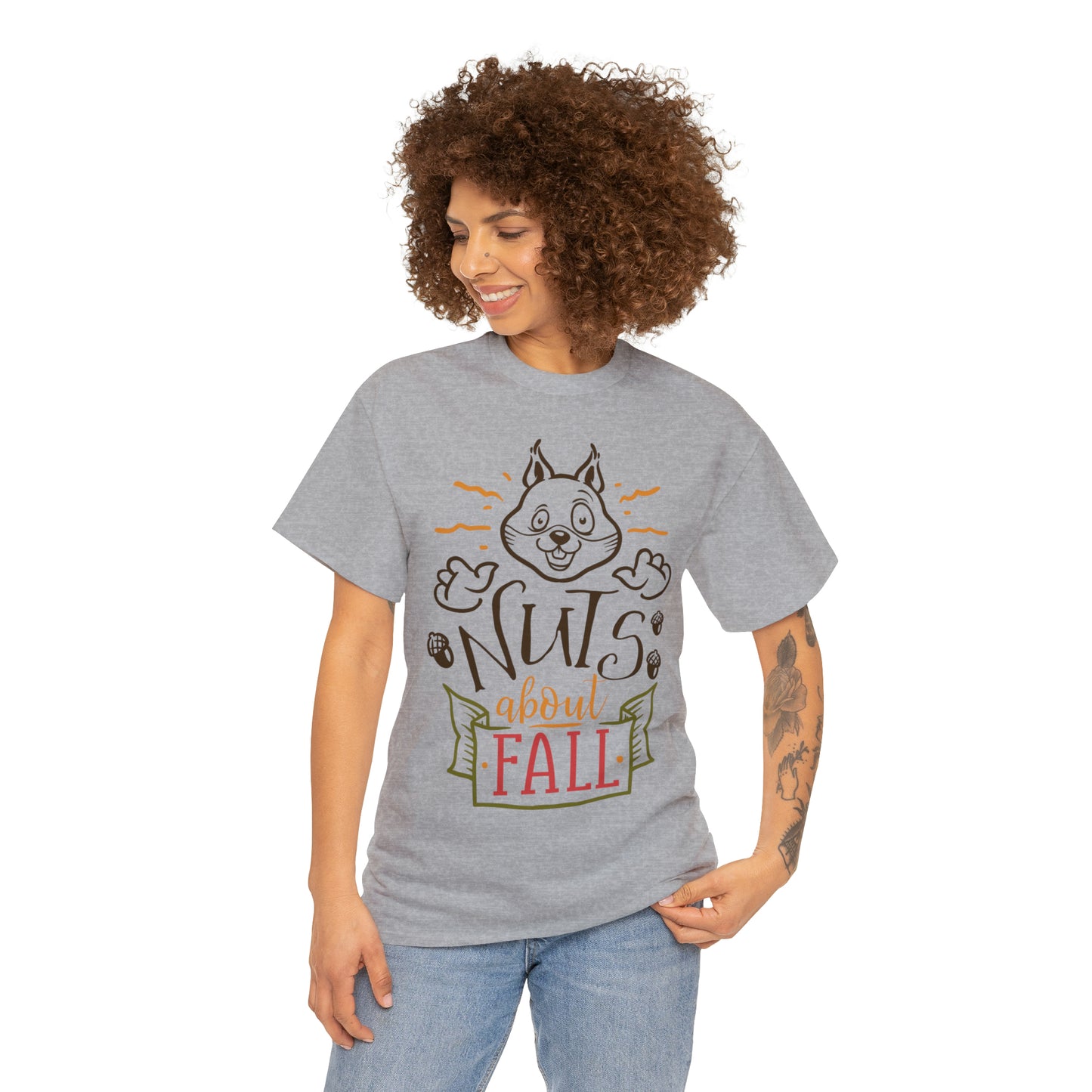Nuts About Fall Unisex Heavy Cotton Tee