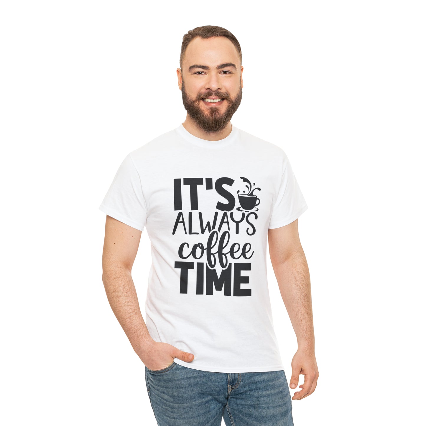 Always time for coffee Unisex Cotton Tee