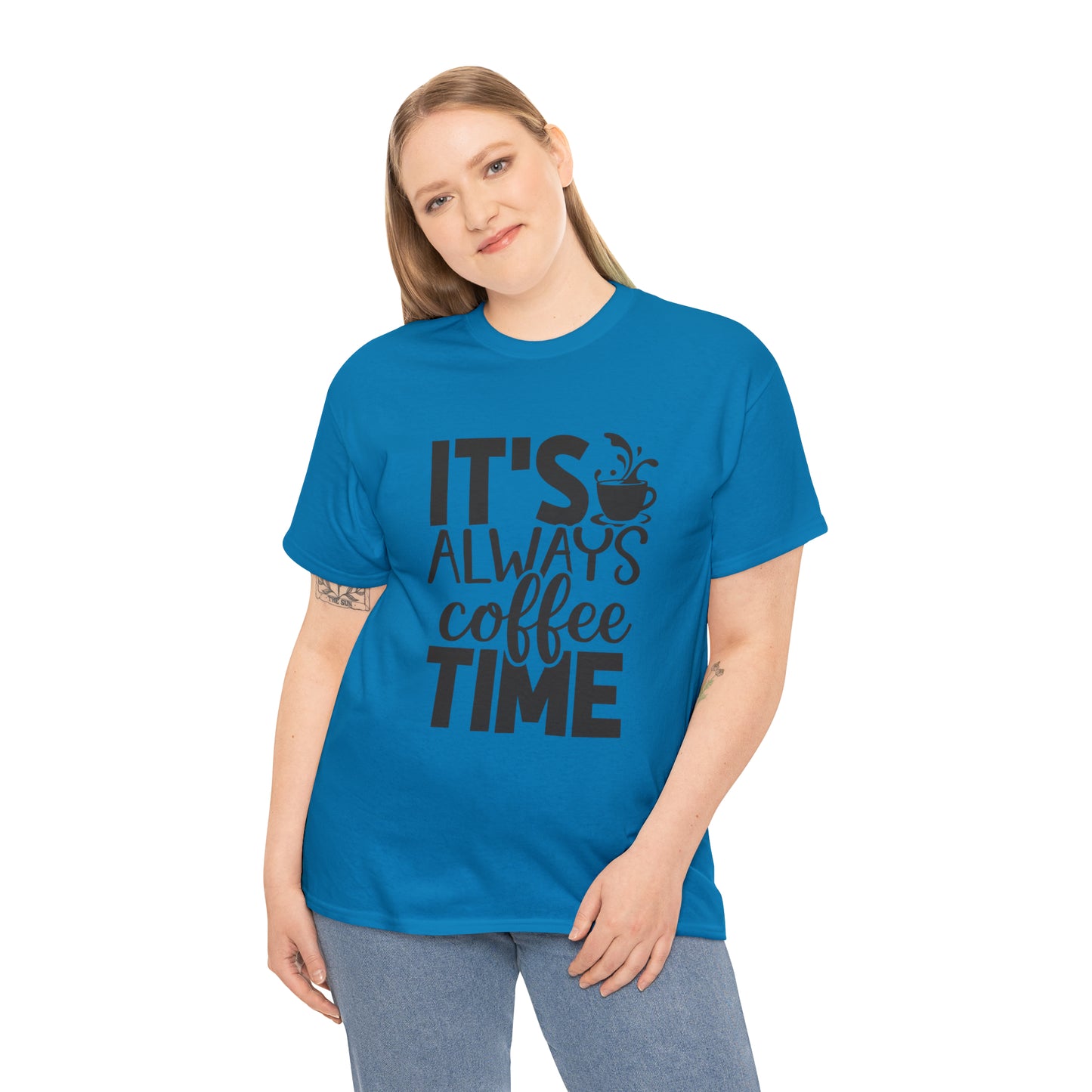 Always time for coffee Unisex Cotton Tee