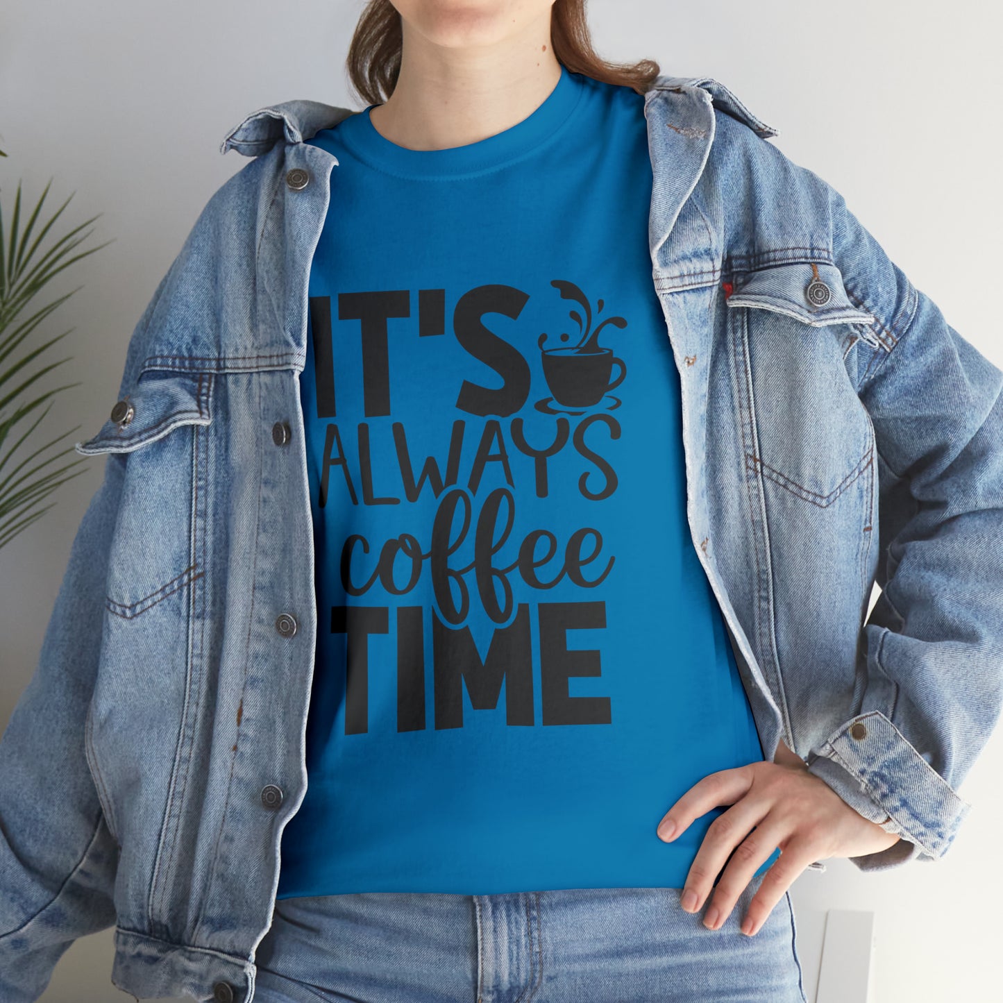 Always time for coffee Unisex Cotton Tee