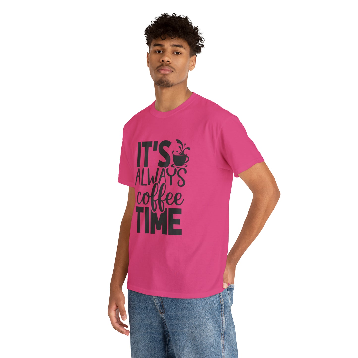Always time for coffee Unisex Cotton Tee