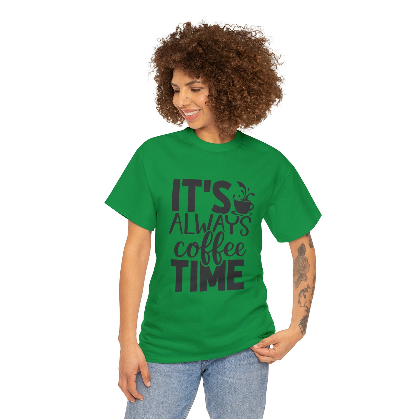 Always time for coffee Unisex Cotton Tee