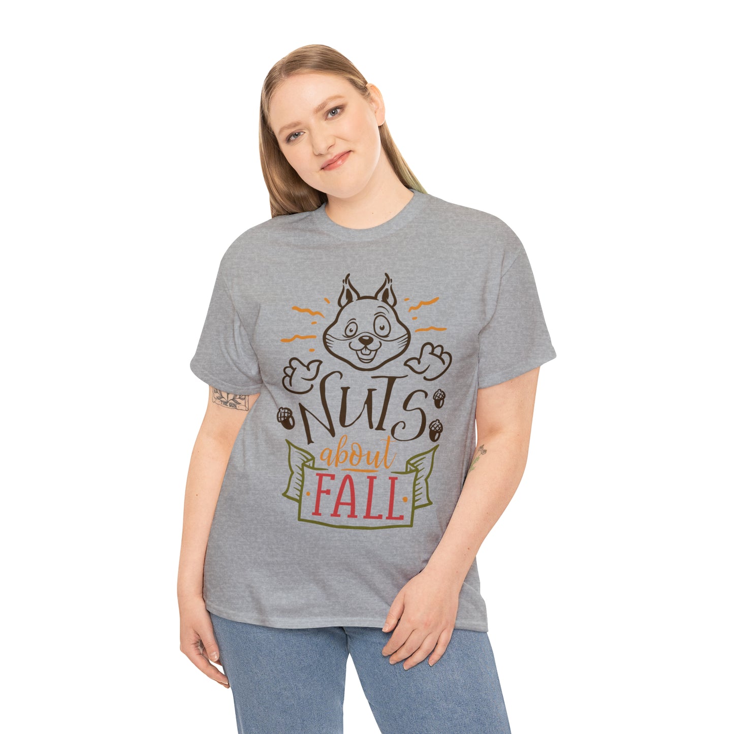 Nuts About Fall Unisex Heavy Cotton Tee