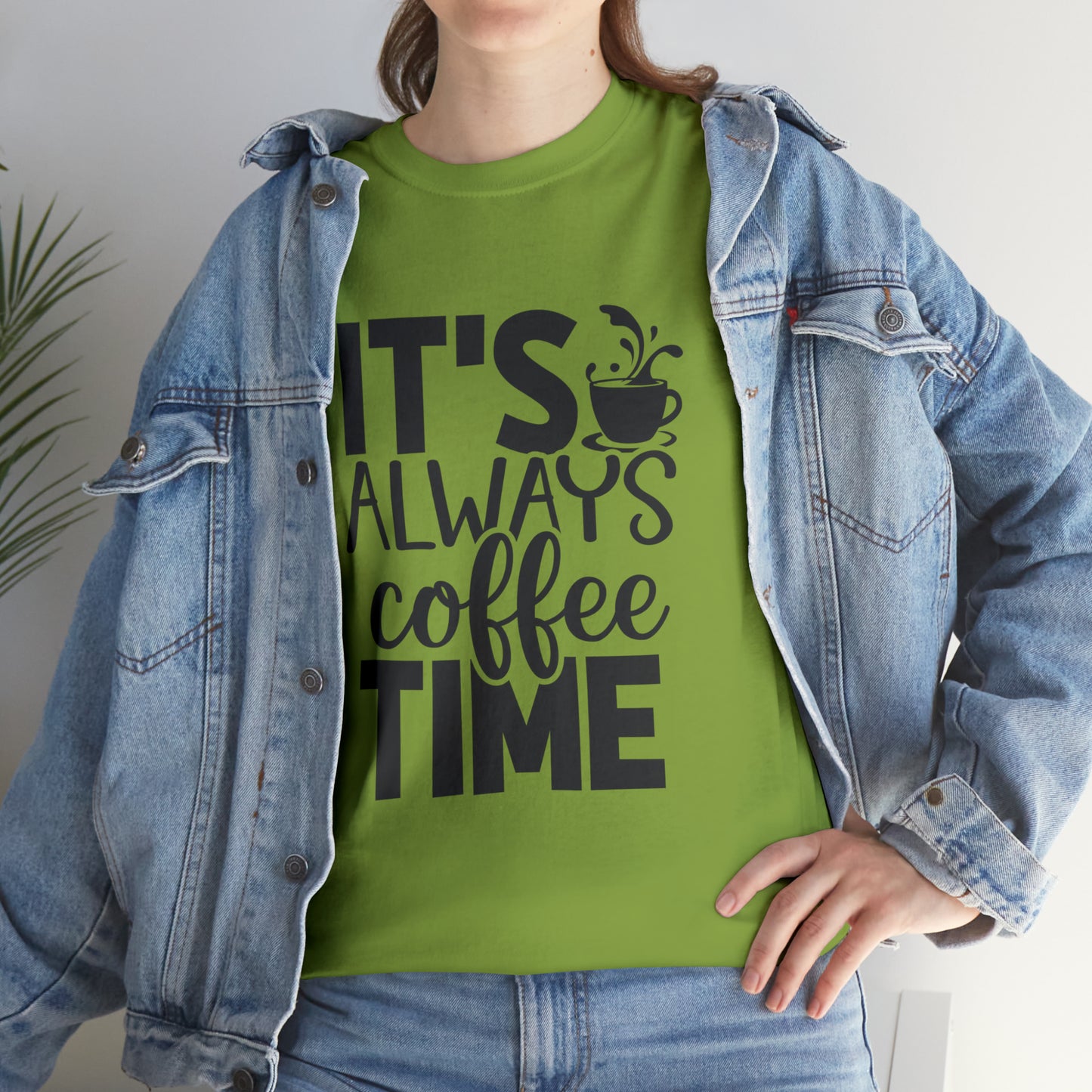 Always time for coffee Unisex Cotton Tee