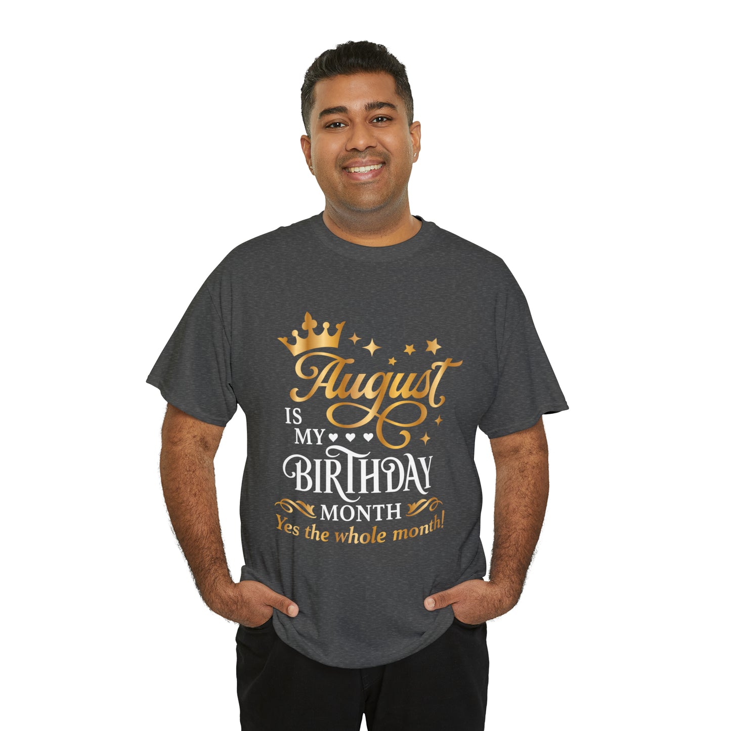August Birthday Unisex  Cotton Tee