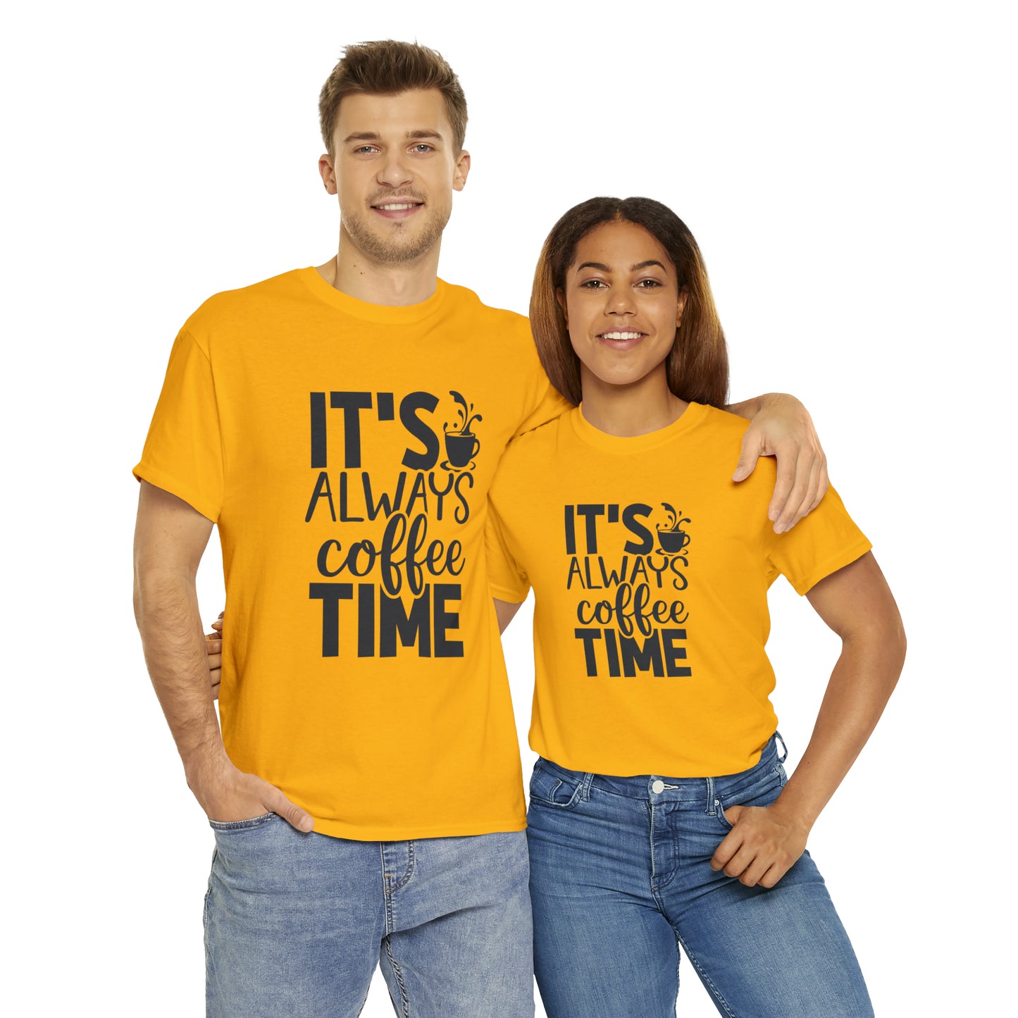 Always time for coffee Unisex Cotton Tee
