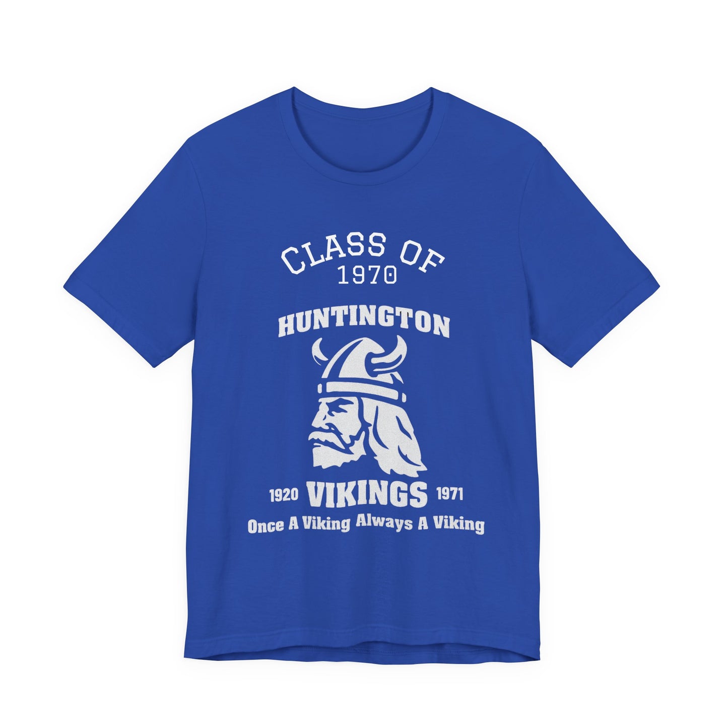 Vintage Class of 1970 Viking Tee, Graduation Shirt, Alumni Apparel, Casual Wear, School Spirit, Retro Graphic T-Shirt