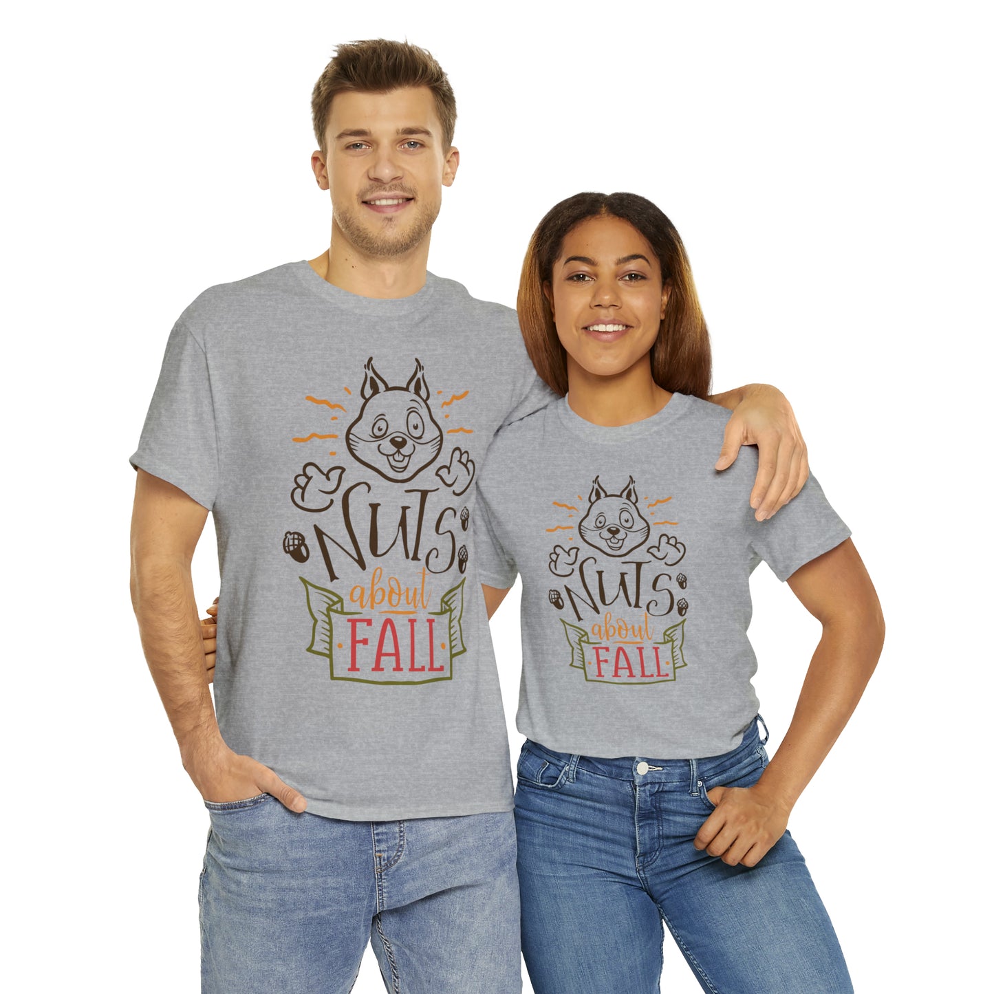 Nuts About Fall Unisex Heavy Cotton Tee